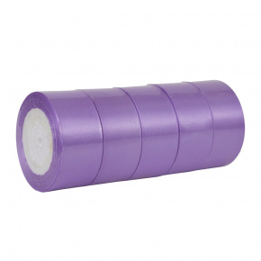 Набор лент 5шт. (атлас), 40 мм 22,7 м, сиреневый в интернет-магазине флористических аксессуаров Азалия Декор