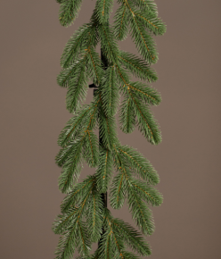 Гирлянда рождественская Купеческая (PE), 200х25см, зеленый в интернет-магазине флористических аксессуаров Азалия Декор