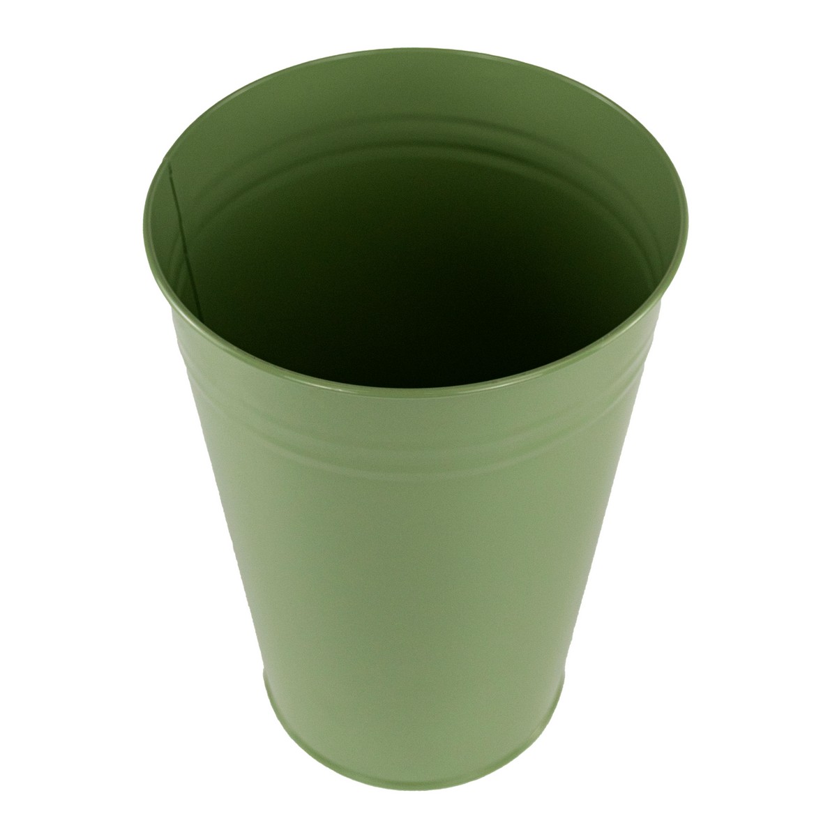 Ваза (металл), D21xH30см, оливковый в интернет-магазине флористических аксессуаров Азалия Декор