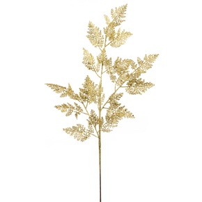 Ветка с глиттером, H84 см, золотой в интернет-магазине флористических аксессуаров Азалия Декор