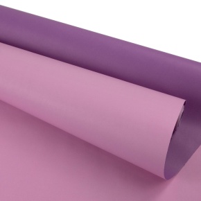 Бумага упаковочная крафт двусторонняя 60гр, 68 см 10 м, фиолетовый/сиреневый в интернет-магазине флористических аксессуаров Азалия Декор