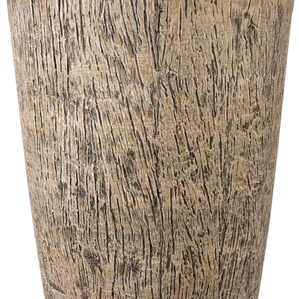 Кашпо Дуб (бетон), D30,5xH58,5см, 29,5л, бежевый в интернет-магазине флористических аксессуаров Азалия Декор