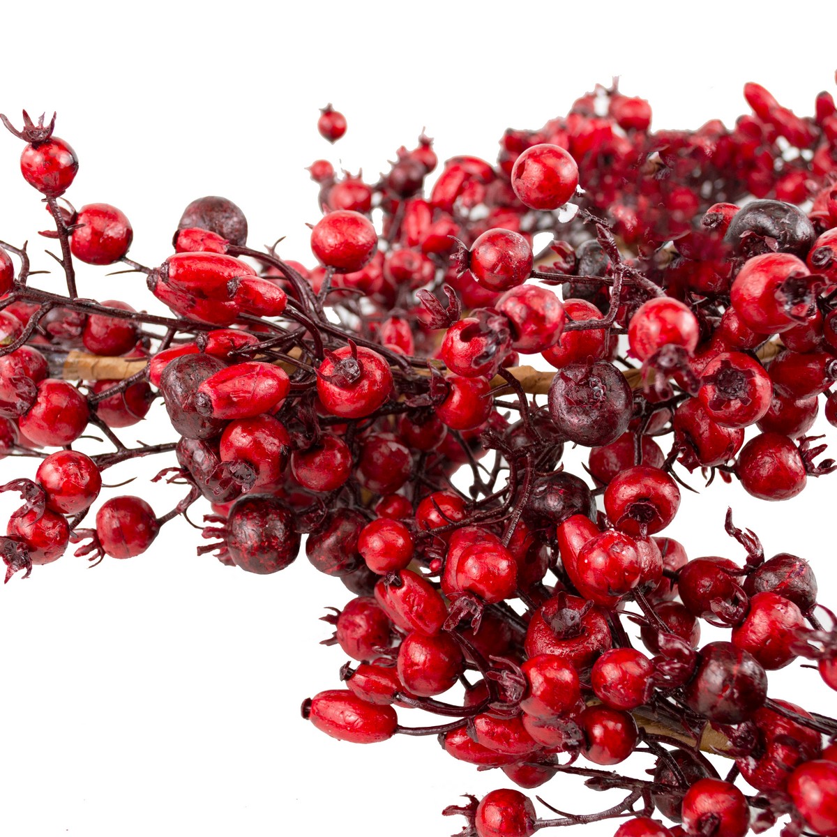 Гирлянда с ягодами, 180см, красный в интернет-магазине флористических аксессуаров Азалия Декор