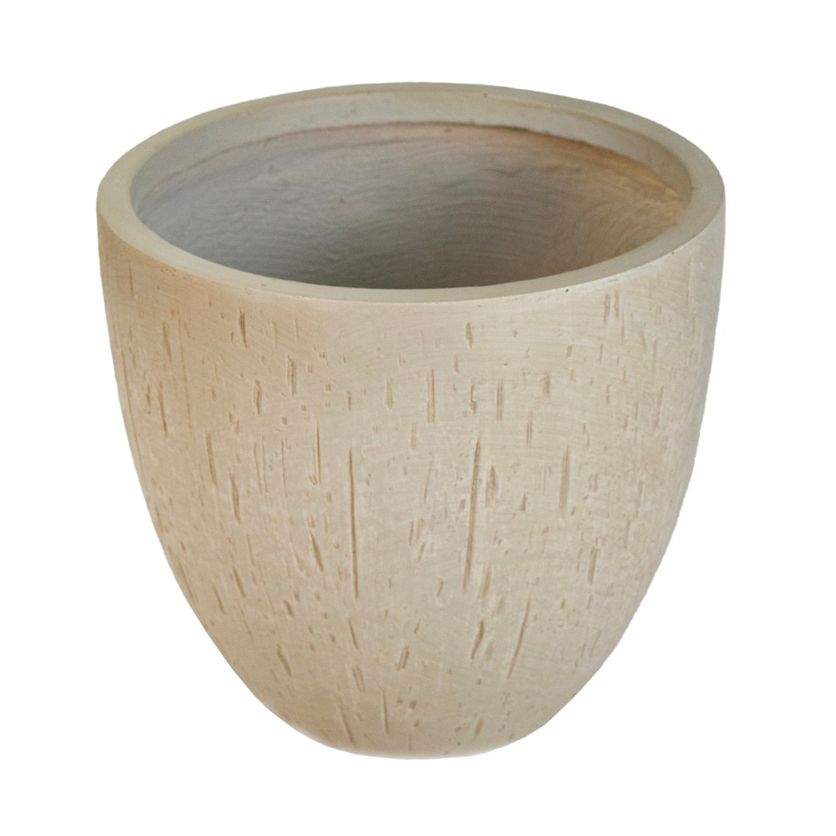 Кашпо Спарк (файбергласс), D26,5xH25,5см, бежевый в интернет-магазине флористических аксессуаров Азалия Декор