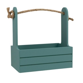 Корзина (дерево), 21х12х23см, изумрудный в интернет-магазине флористических аксессуаров Азалия Декор