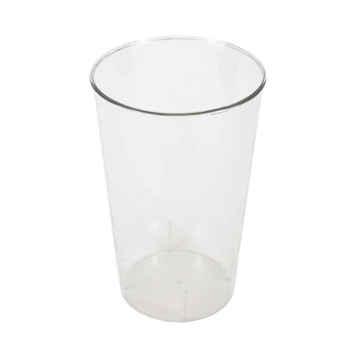 Ваза для срезанных цветов (пластик), D16хН24см, прозрачный в интернет-магазине флористических аксессуаров Азалия Декор