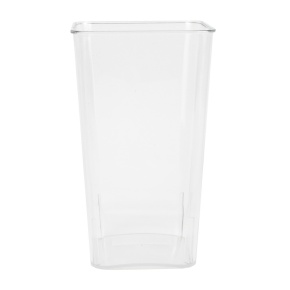 Ваза для срезанных цветов (пластик), 14х14хН24,5 см, прозрачный в интернет-магазине флористических аксессуаров Азалия Декор