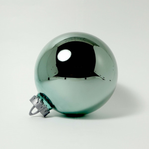 Украшение Шар зеркальный (пластик), D24см, зеленый в интернет-магазине флористических аксессуаров Азалия Декор