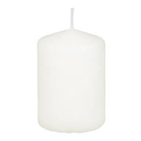 Свеча-столбик, H7,5xD5см, кремовый в интернет-магазине флористических аксессуаров Азалия Декор