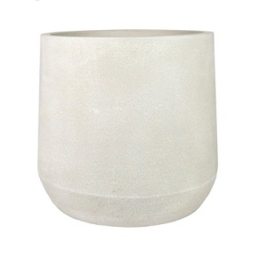 Кашпо Сэнд (файбергласс), D27xH25см, кремовый в интернет-магазине флористических аксессуаров Азалия Декор