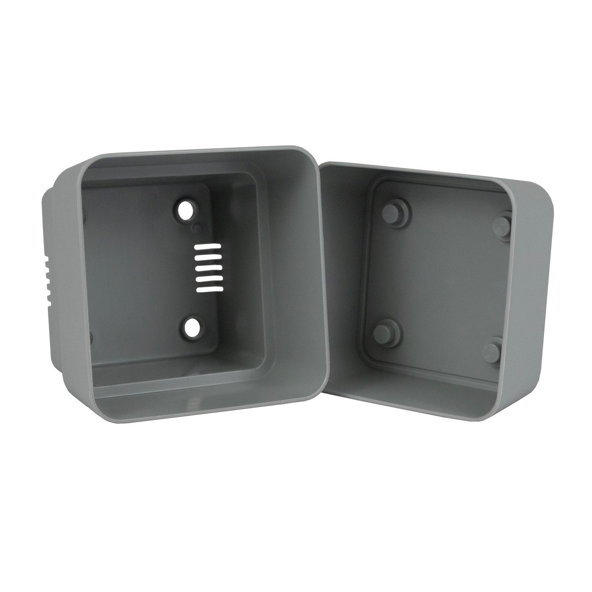 Цв. горшок Фиори (пластик), D9,5xH8,5см, 0,45л, серый в интернет-магазине флористических аксессуаров Азалия Декор