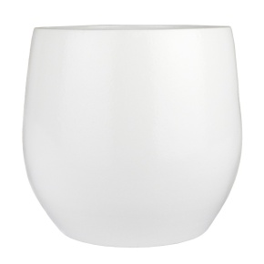 Кашпо (керамика), D28xН25см, белый в интернет-магазине флористических аксессуаров Азалия Декор