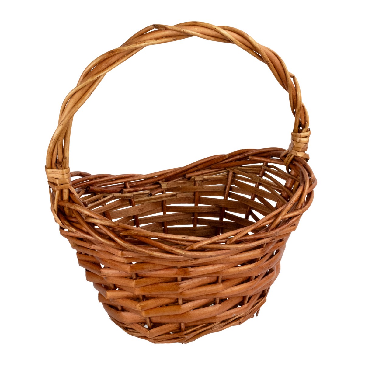 Набор корзин плетеных 2шт. (ива), 23x16х10/14хH25см, светло-коричневый в интернет-магазине флористических аксессуаров Азалия Декор