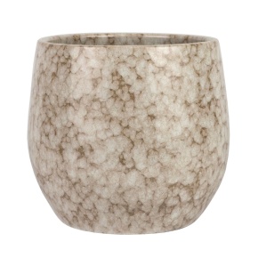 Кашпо (керамика), D18xН17см, кремовый в интернет-магазине флористических аксессуаров Азалия Декор
