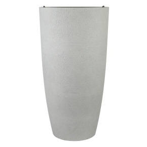 Кашпо Деним (бетон), D30,5xH58,5см, 29,5л, серый в интернет-магазине флористических аксессуаров Азалия Декор