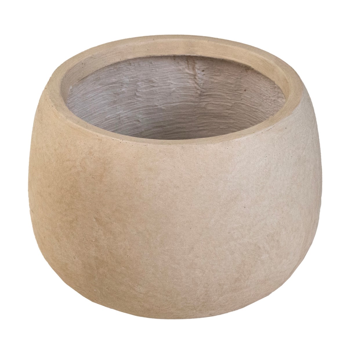 Кашпо Стоун (файбергласс), D42xH29см, кремовый в интернет-магазине флористических аксессуаров Азалия Декор