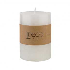 Свеча-столбик с ароматом Хлопок (55 часов), H10xD7см, белый в интернет-магазине флористических аксессуаров Азалия Декор