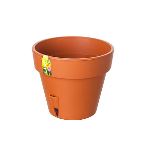 Кашпо Латина (пластик), D17,5хH15,5см, 2,5л, тер. в интернет-магазине флористических аксессуаров Азалия Декор