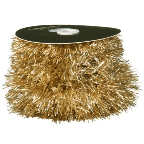 Гирлянда Мишура (пластик), 10м, шампань в интернет-магазине флористических аксессуаров Азалия Декор