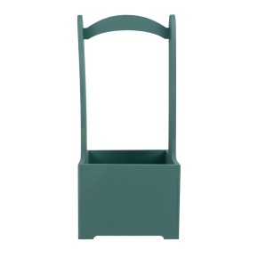 Корзина (дерево), 14х14х30см, изумрудный в интернет-магазине флористических аксессуаров Азалия Декор