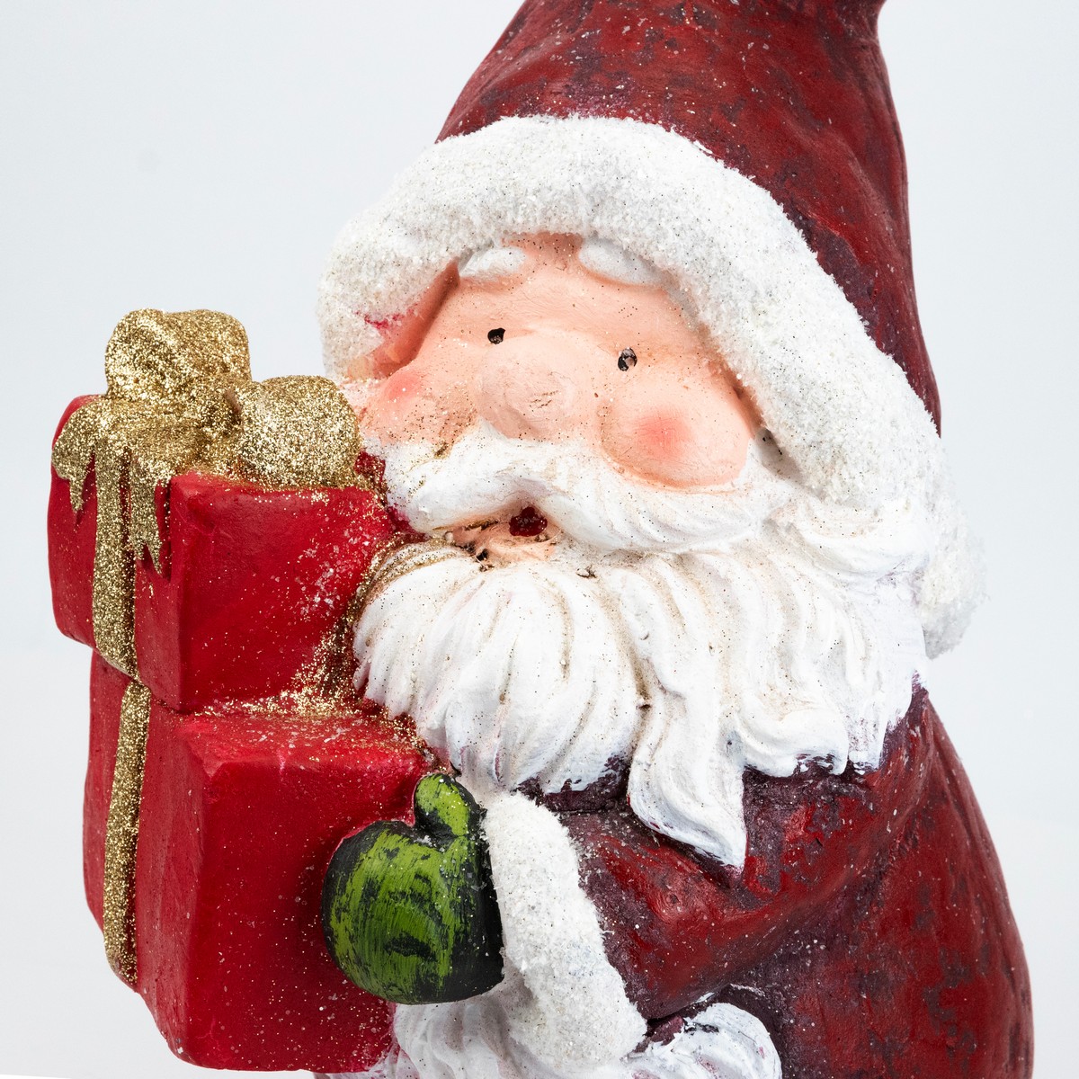 Сувенир Санта (керамика), Н43х20х21см, красный в интернет-магазине флористических аксессуаров Азалия Декор