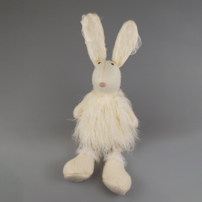Сувенир Кролик сидящий, H58x22x16,5см, белый в интернет-магазине флористических аксессуаров Азалия Декор