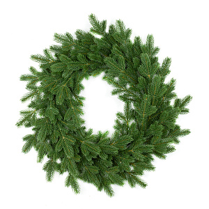 Венок рождественский Византийский (РЕ), D55см, зеленый в интернет-магазине флористических аксессуаров Азалия Декор