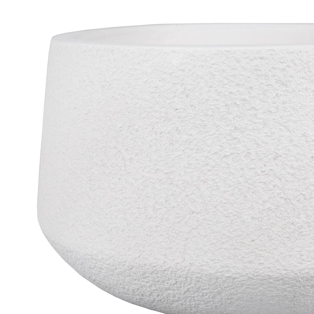 Кашпо Сэнд (файбергласс), D24xH14,5см, белый в интернет-магазине флористических аксессуаров Азалия Декор