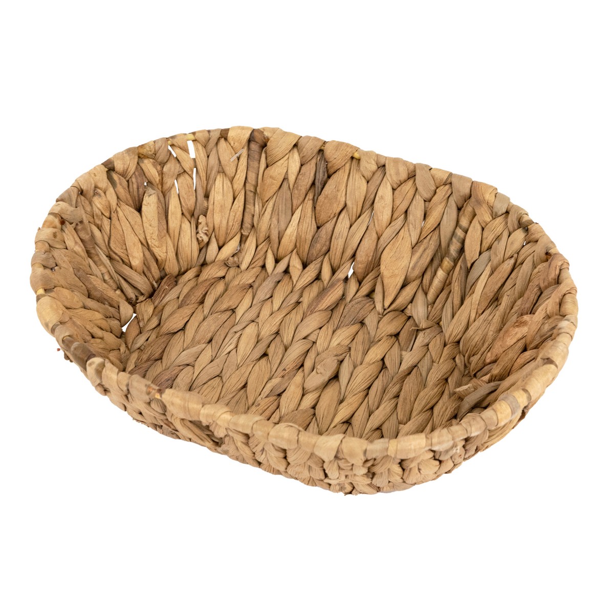 Поднос плетеный (растительный материал), 23x18xH6см, натуральный в интернет-магазине флористических аксессуаров Азалия Декор