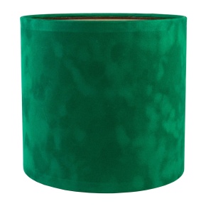 Коробка подарочная круглая без крышки (бархат), D21xH21 см, зеленый в интернет-магазине флористических аксессуаров Азалия Декор