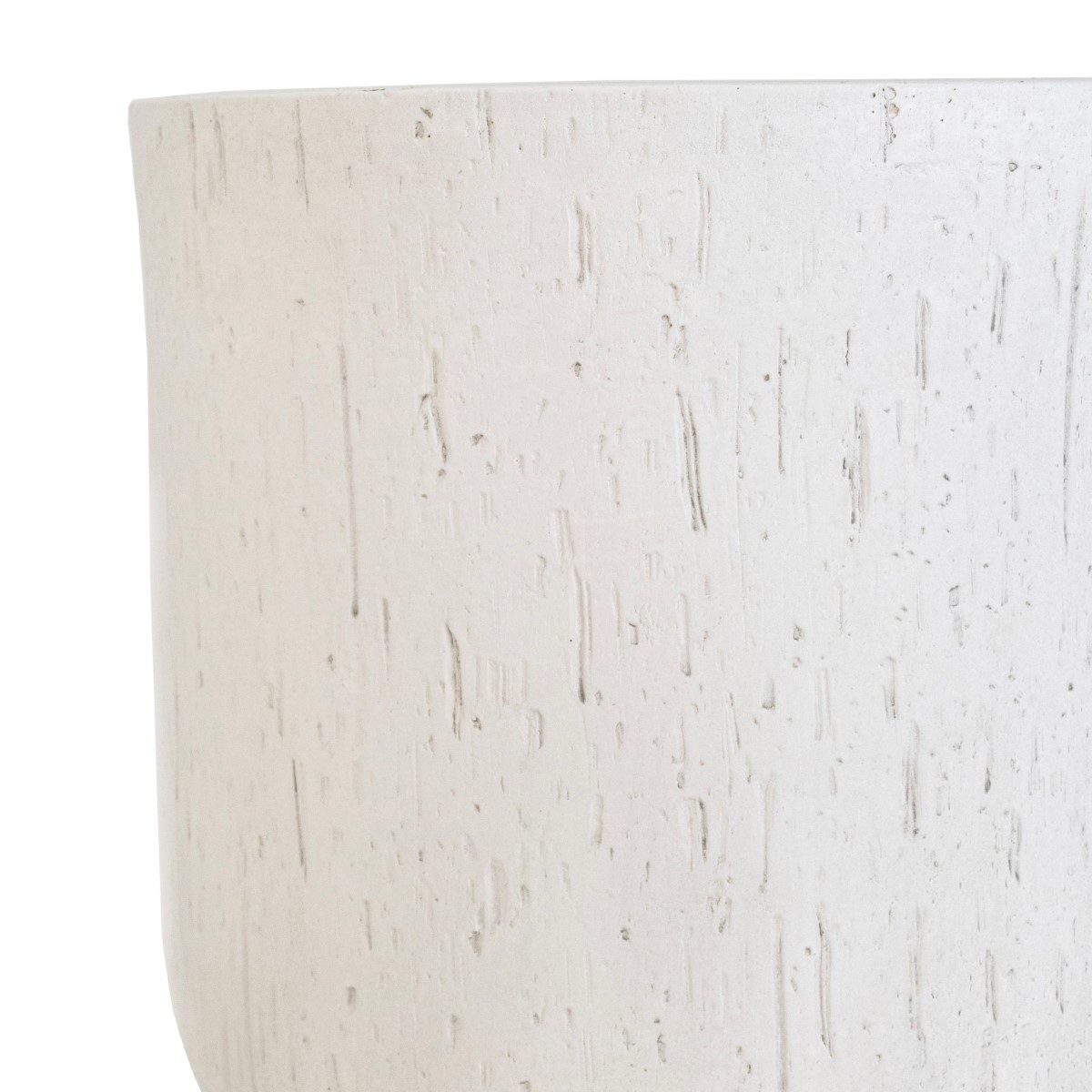 Кашпо Спарк (файбергласс), D34xH32см, белый в интернет-магазине флористических аксессуаров Азалия Декор