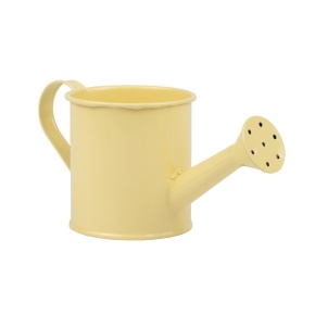 Кашпо Лейка (металл), D7,5x19хH7,5см, желтый в интернет-магазине флористических аксессуаров Азалия Декор