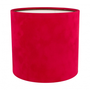 Коробка подарочная круглая без крышки (бархат), D21xH21 см, красный в интернет-магазине флористических аксессуаров Азалия Декор