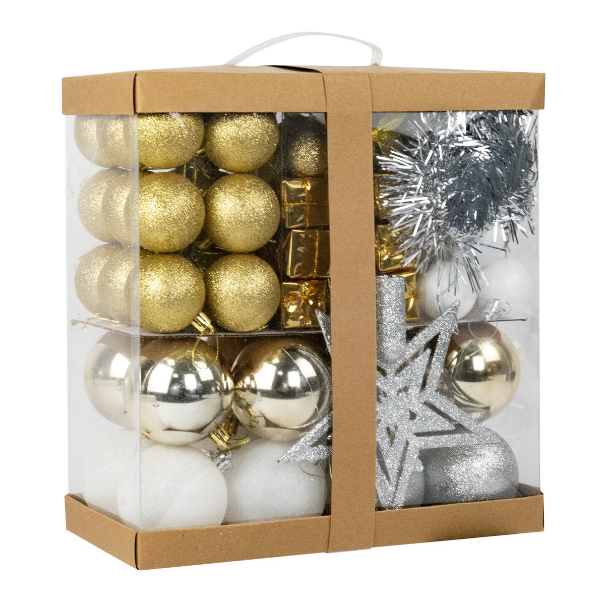 Набор украшений подвесных 100шт. (пластик), цв. в асс. в интернет-магазине флористических аксессуаров Азалия Декор