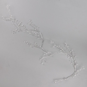 Гирлянда с кристаллами, 120см, серебряный в интернет-магазине флористических аксессуаров Азалия Декор