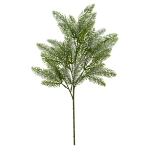 Ветка еловая заснеженная, H55см, зеленый в интернет-магазине флористических аксессуаров Азалия Декор