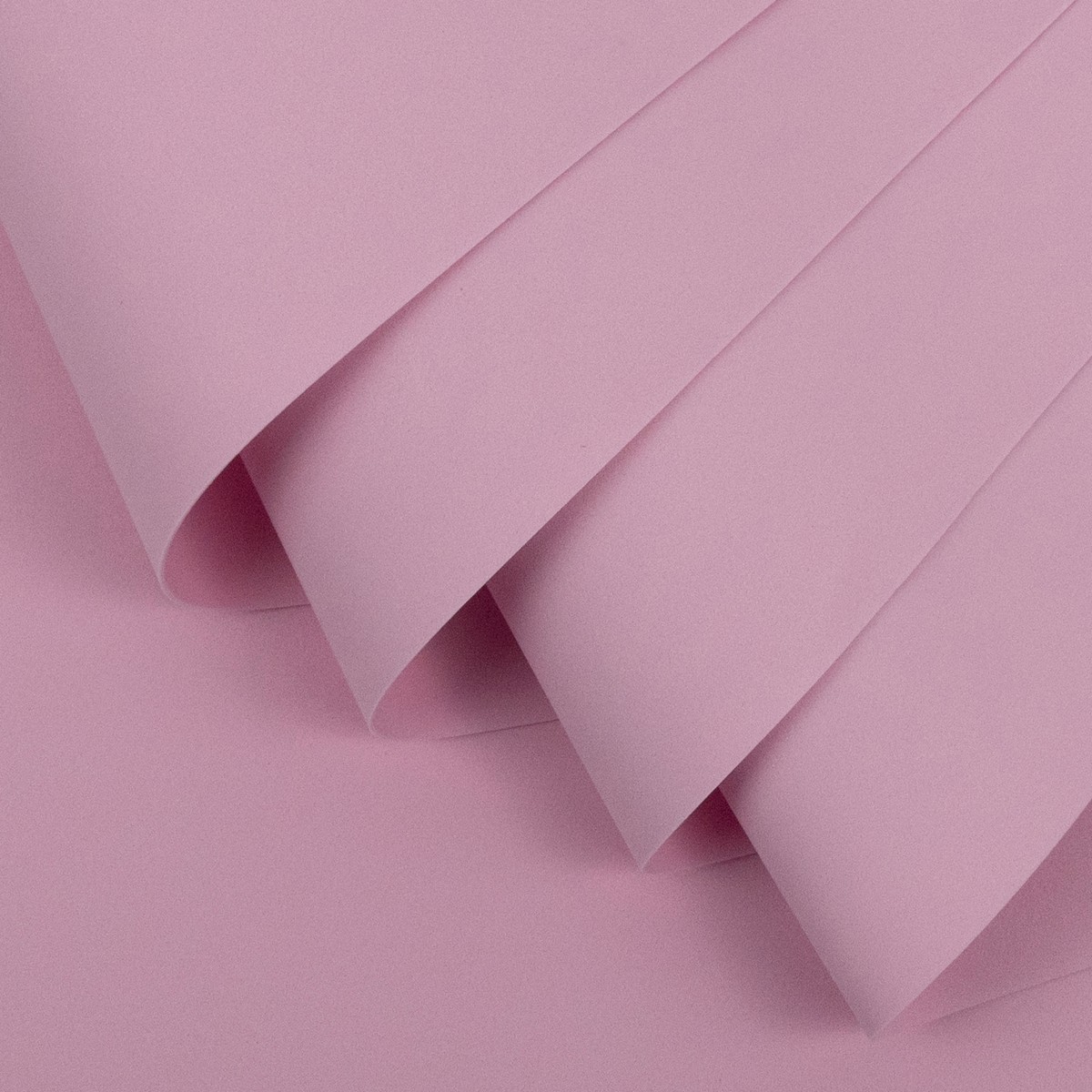 Фоамиран 10 листов 1 мм, 60х70см, светло-розовый в интернет-магазине флористических аксессуаров Азалия Декор