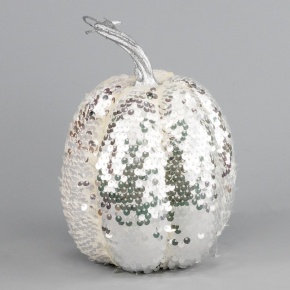 Сувенир Тыква, H17хD13см, белый в интернет-магазине флористических аксессуаров Азалия Декор