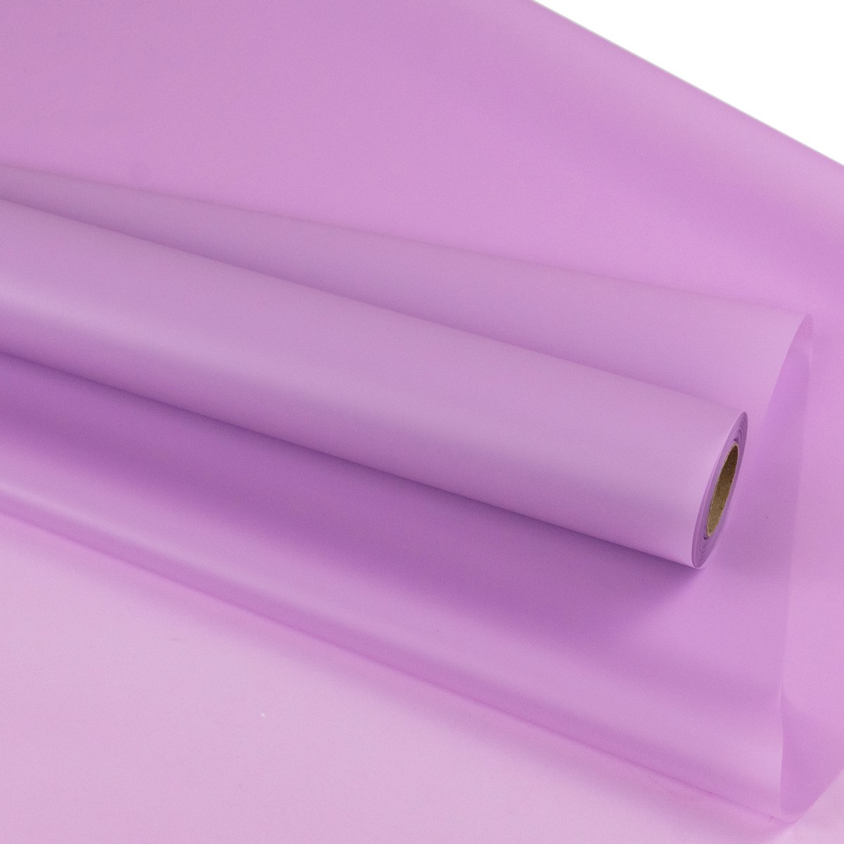 Пленка матовая 50мкр, 58 см 30 м, сиреневый в интернет-магазине флористических аксессуаров Азалия Декор