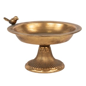 Блюдо на ножке (металл), 28хD24,5xH17см, золотой в интернет-магазине флористических аксессуаров Азалия Декор