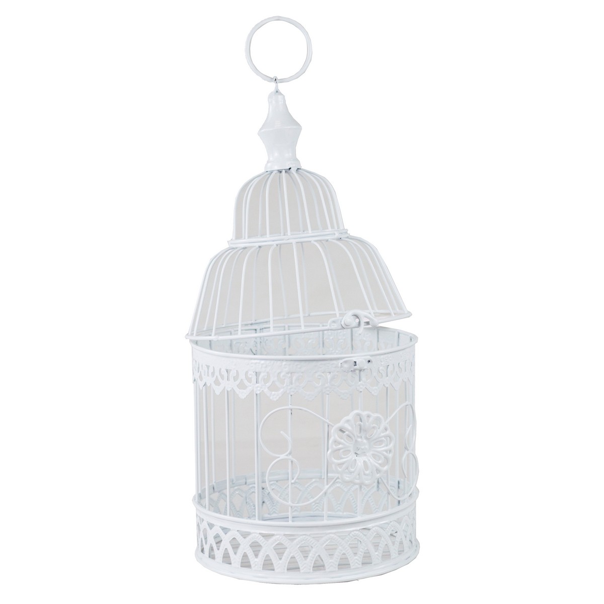 Набор Клеток 2шт. (металл), 25хH49см, белый в интернет-магазине флористических аксессуаров Азалия Декор