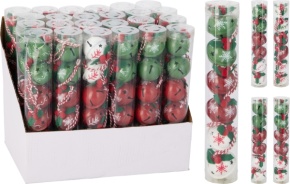 Набор подвесных колокольчиков в тубе (металл) 6шт., D4см, цв. в асс. в интернет-магазине флористических аксессуаров Азалия Декор