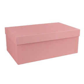 Коробка подарочная прямоугольная, 30х20х10 см, розовый в интернет-магазине флористических аксессуаров Азалия Декор