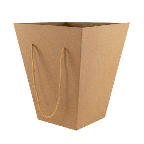 Коробка для букета 20х34х40см, натуральный, (в уп. 10шт.) в интернет-магазине флористических аксессуаров Азалия Декор