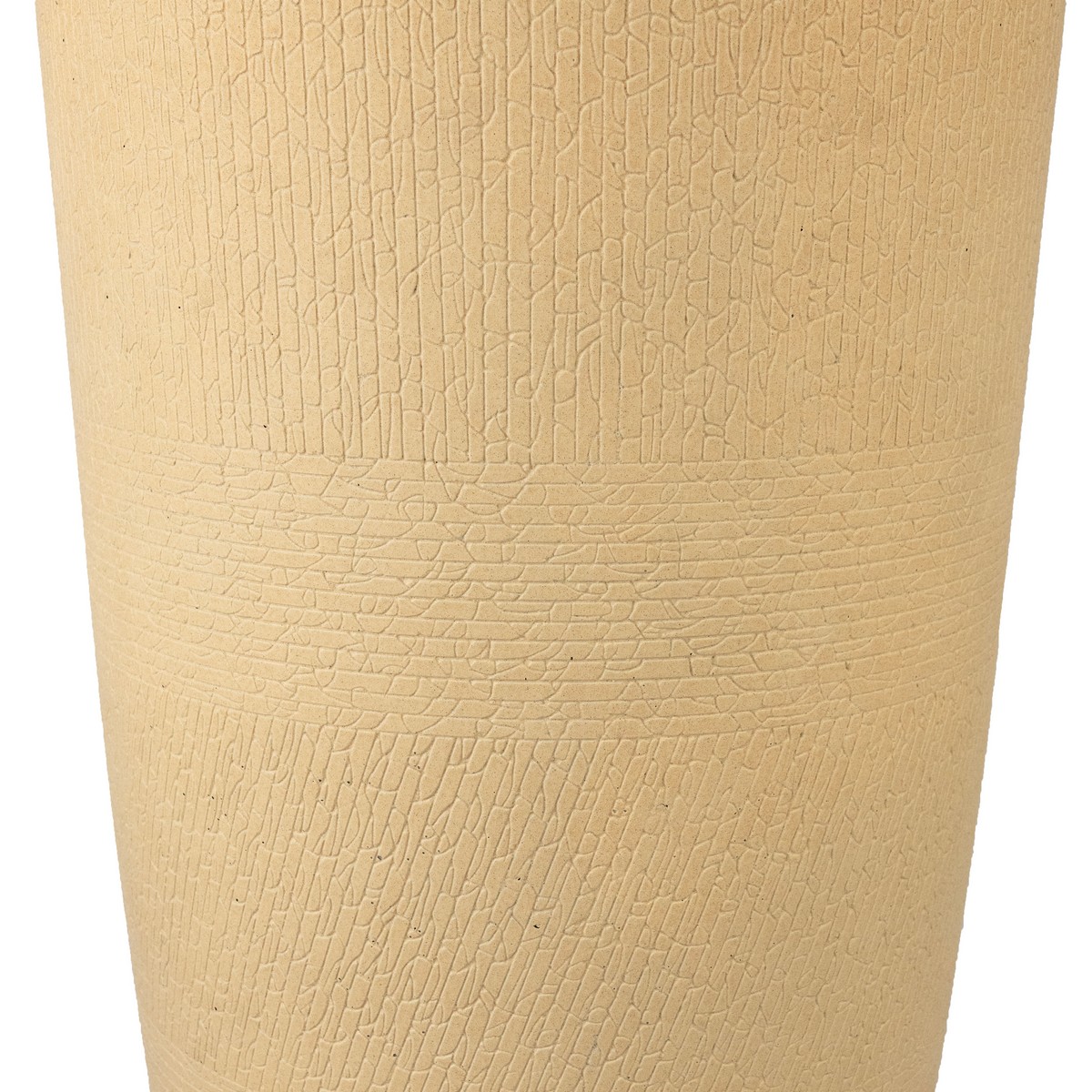 Кашпо Деним (бетон), D36xH70см, 50л, бежевый в интернет-магазине флористических аксессуаров Азалия Декор