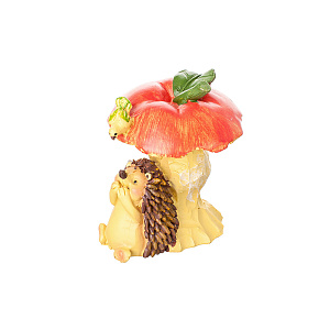 Сувенир Ежик под яблоком, 8 см, в асс. в интернет-магазине флористических аксессуаров Азалия Декор