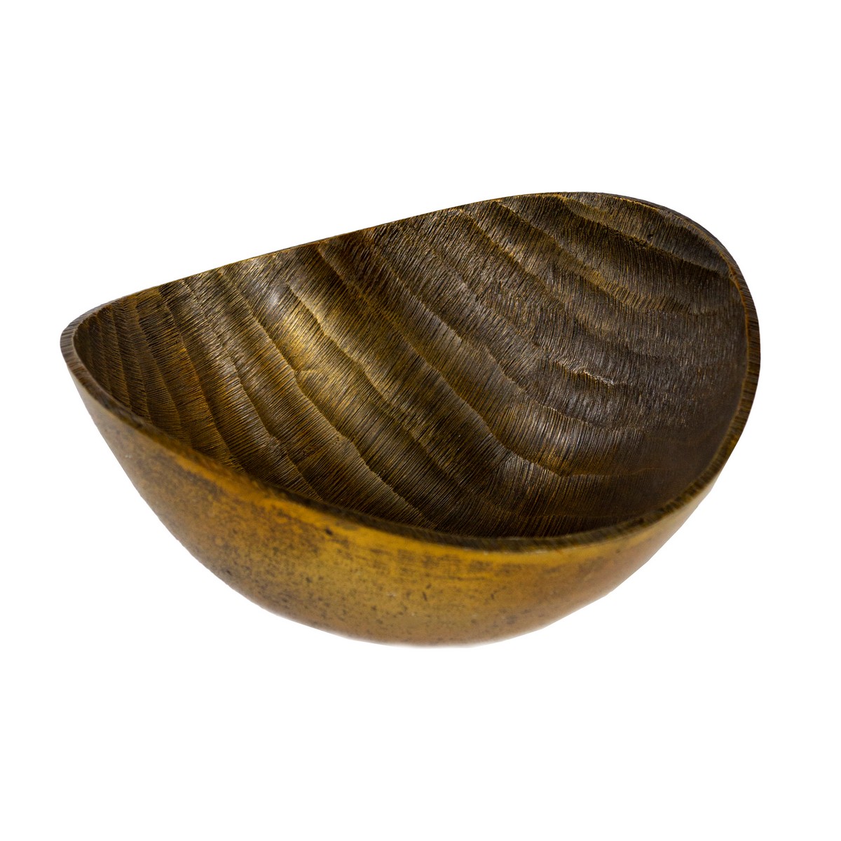 Блюдо (металл), 16,5x15хH8см, бронзовый в интернет-магазине флористических аксессуаров Азалия Декор