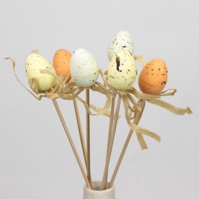 Набор вставок Яйцо 6шт., 4хH24см, цв. в асс. в интернет-магазине флористических аксессуаров Азалия Декор