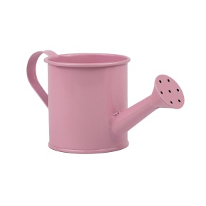 Кашпо Лейка (металл), D7,5x19хH7,5см, розовый в интернет-магазине флористических аксессуаров Азалия Декор