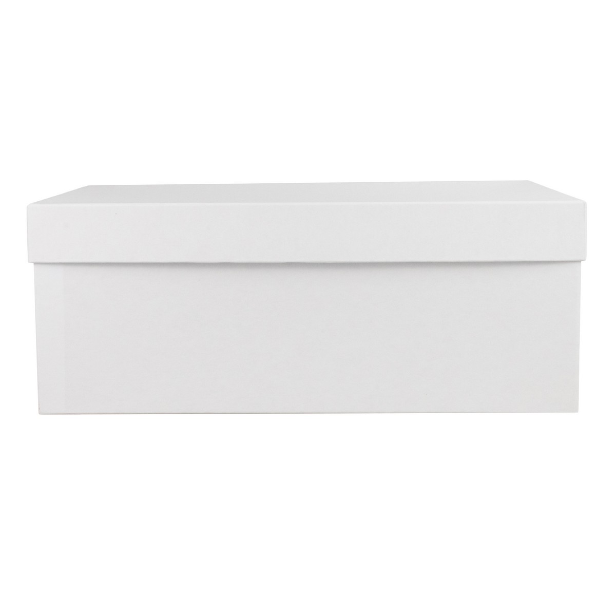 Коробка подарочная прямоугольная, 30х20х10 см, белый в интернет-магазине флористических аксессуаров Азалия Декор